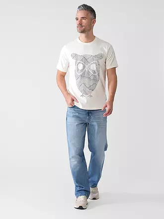 KNOWLEDGE COTTON APPAREL | T-Shirt OWL LINES | 